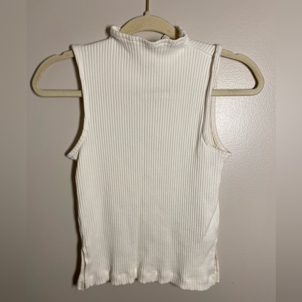 Madewell Ribbed Cream Tank Top